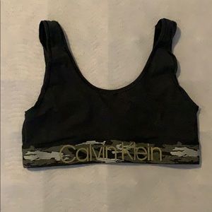 Calvin Klein camo bralette